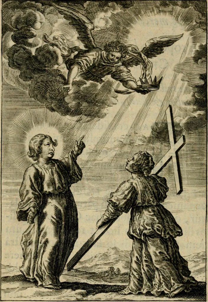 An illustration from Regia via crucis, 1635, leaf 247