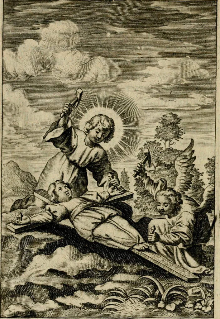An illustration from Regia via crucis, 1635, leaf 307