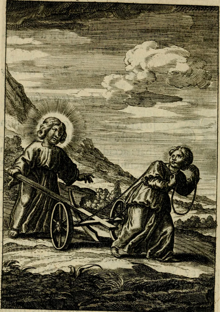An illustration from Regia via crucis, 1635, leaf 357