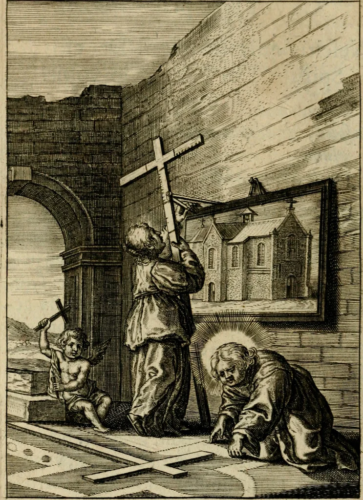An illustration from Regia via crucis, 1635, leaf 377