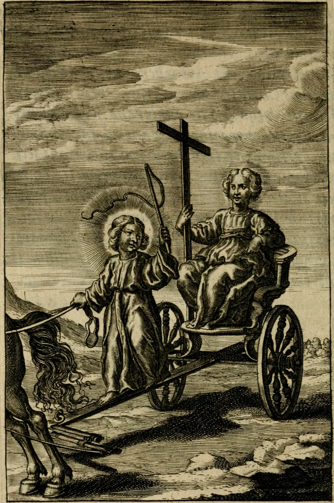 An illustration from Regia via crucis, 1635, leaf 421