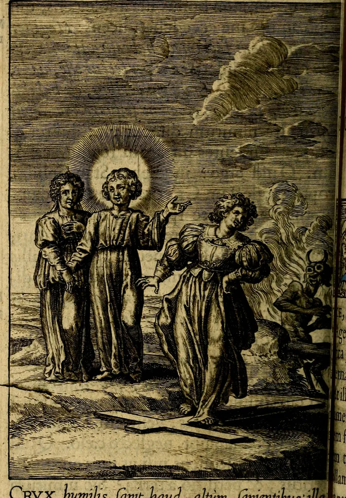 An illustration from Regia via crucis, 1635, leaf 113
