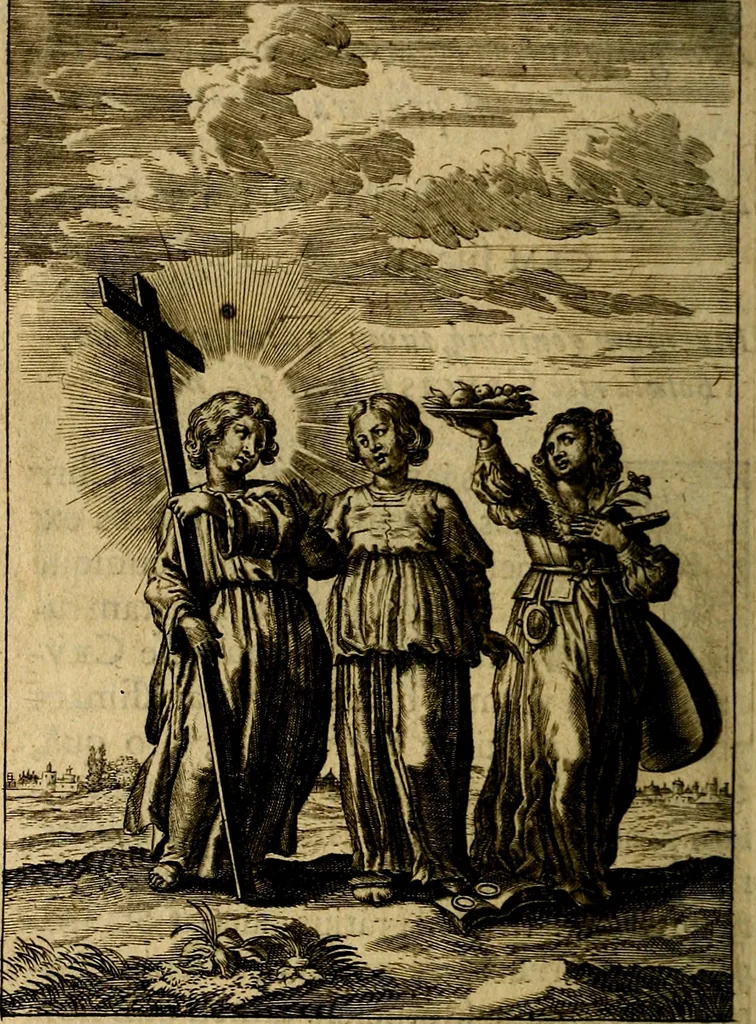 An illustration from Regia via crucis, 1635, leaf 147