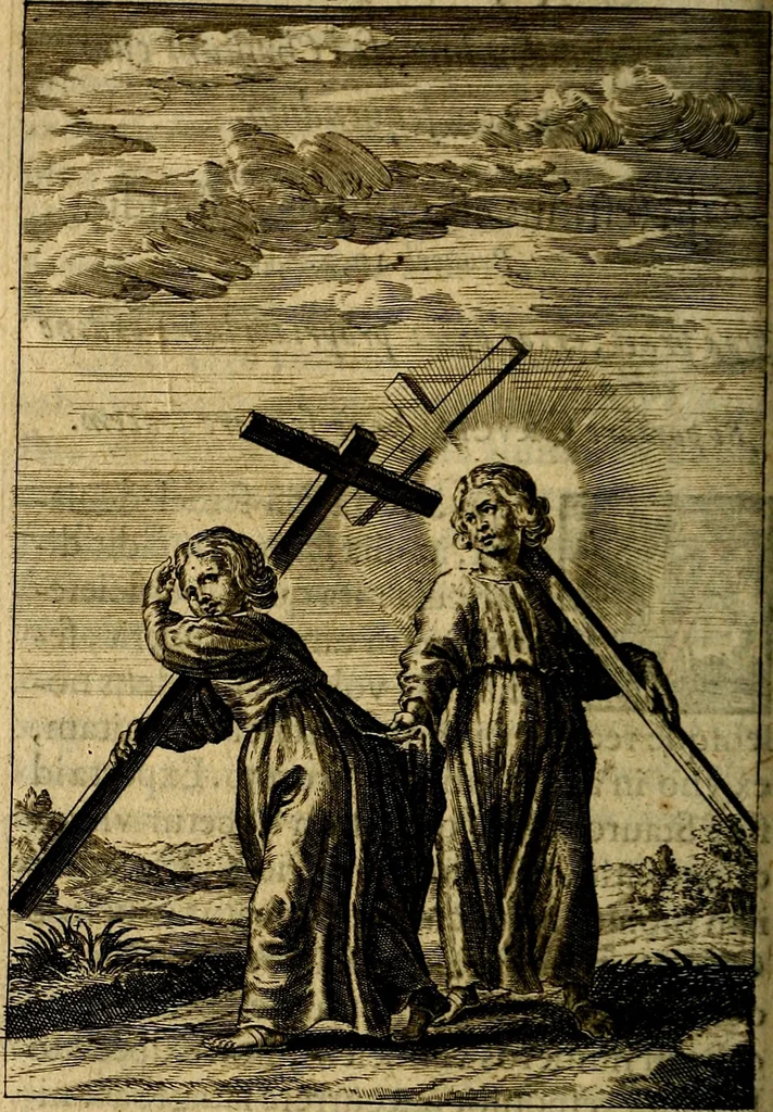 An illustration from Regia via crucis, 1635, leaf 199