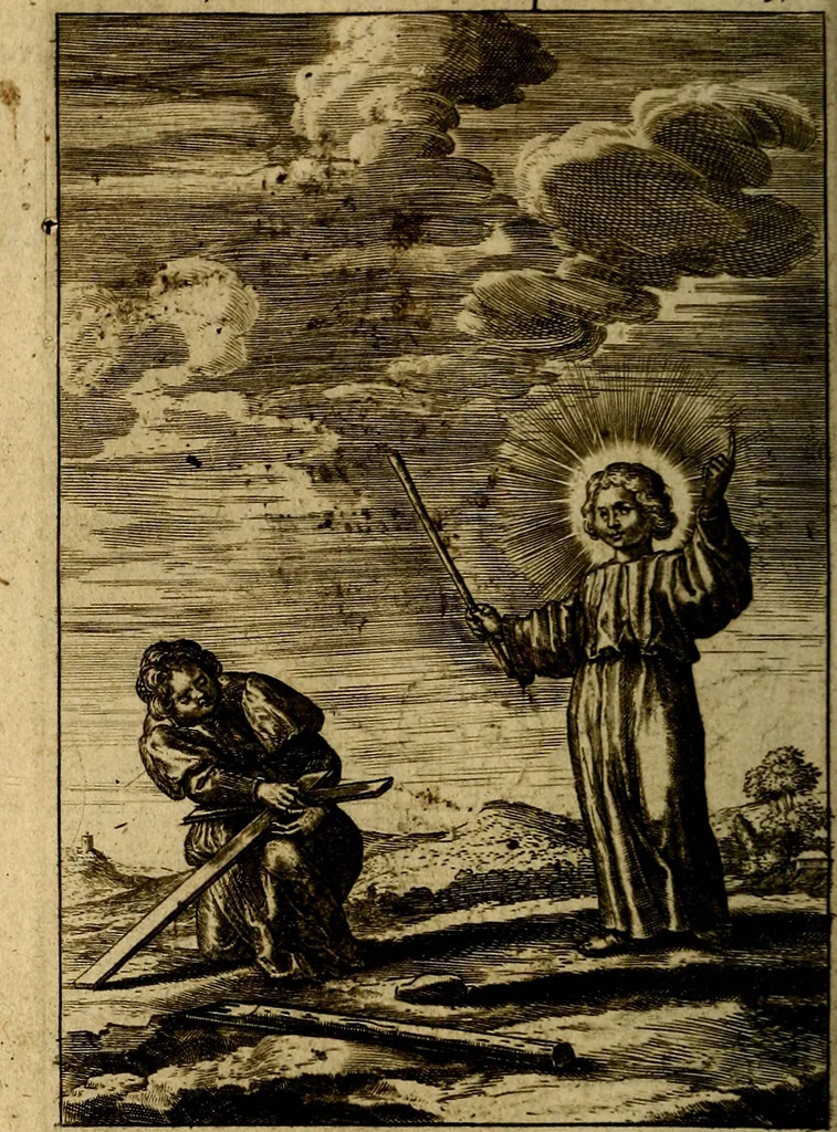 An illustration from Regia via crucis, 1635, leaf 219