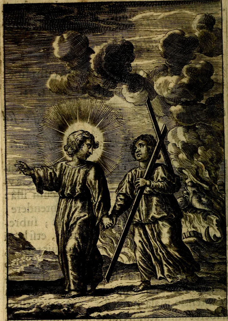 An illustration from Regia via crucis, 1635, leaf 239