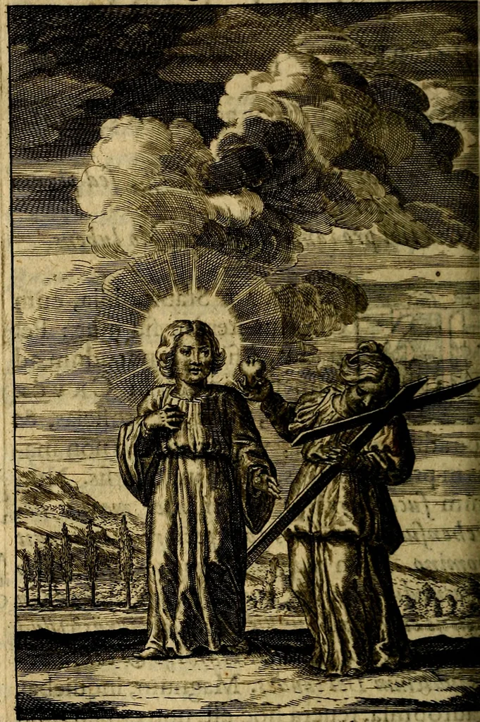 An illustration from Regia via crucis, 1635, leaf 281