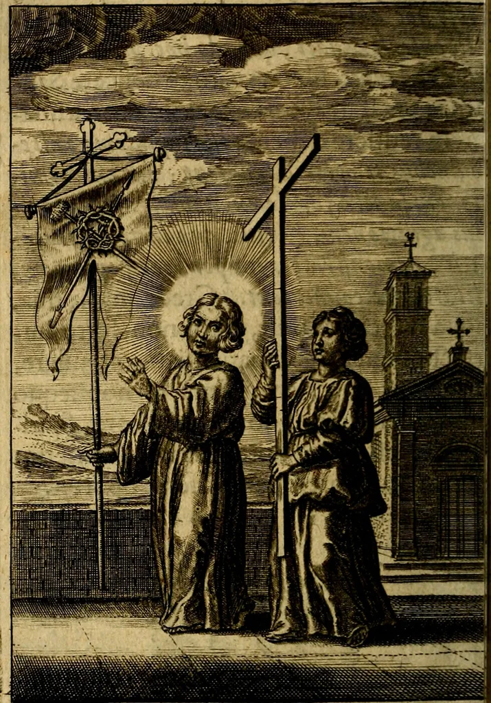 An illustration from Regia via crucis, 1635, leaf 299