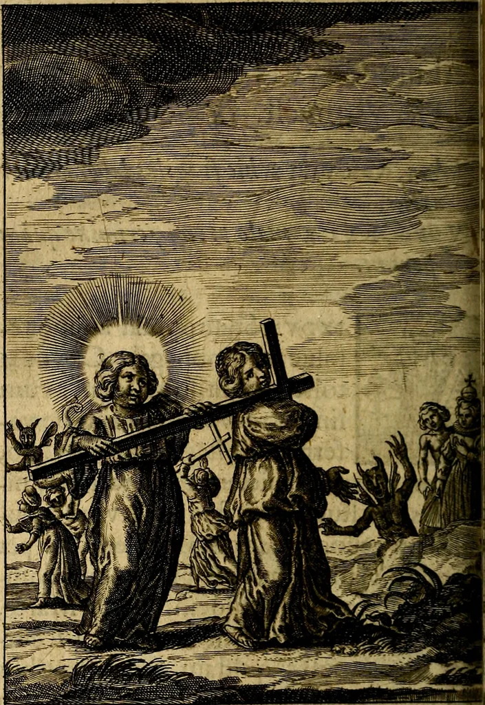 An illustration from Regia via crucis, 1635, leaf 339