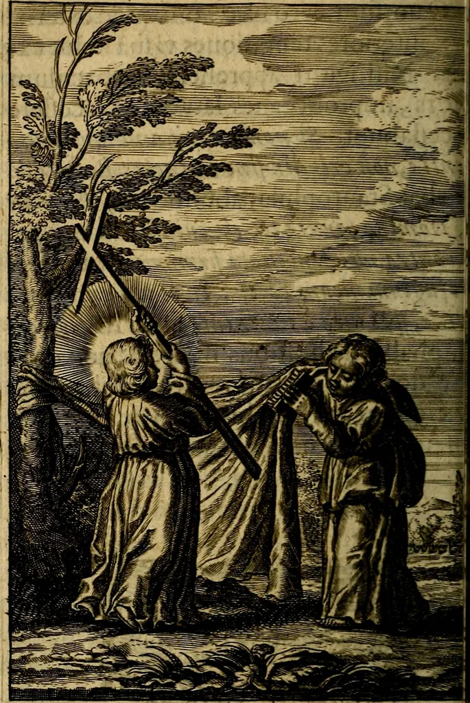 An illustration from Regia via crucis, 1635, leaf 347
