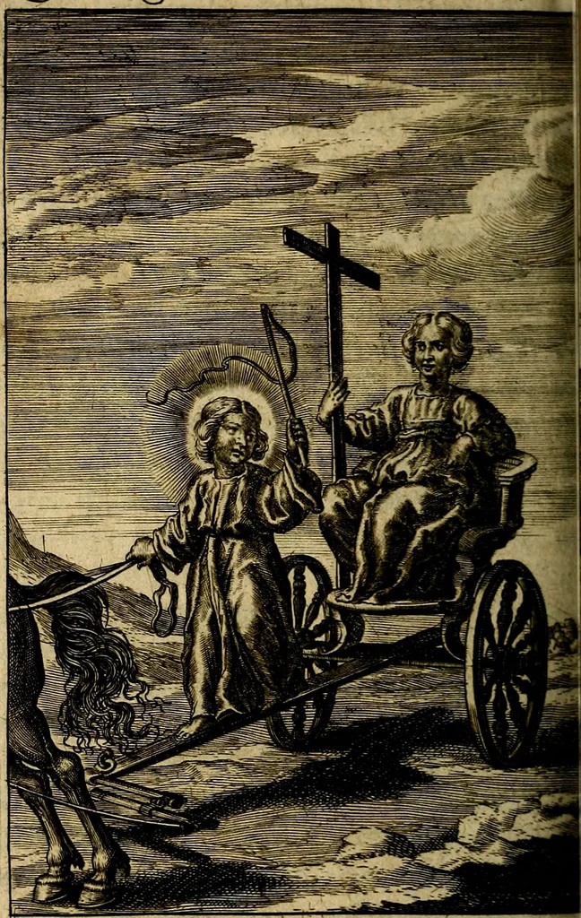 An illustration from Regia via crucis, 1635, leaf 421