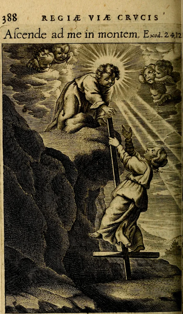 An illustration from Regia via crucis, 1635, leaf 431