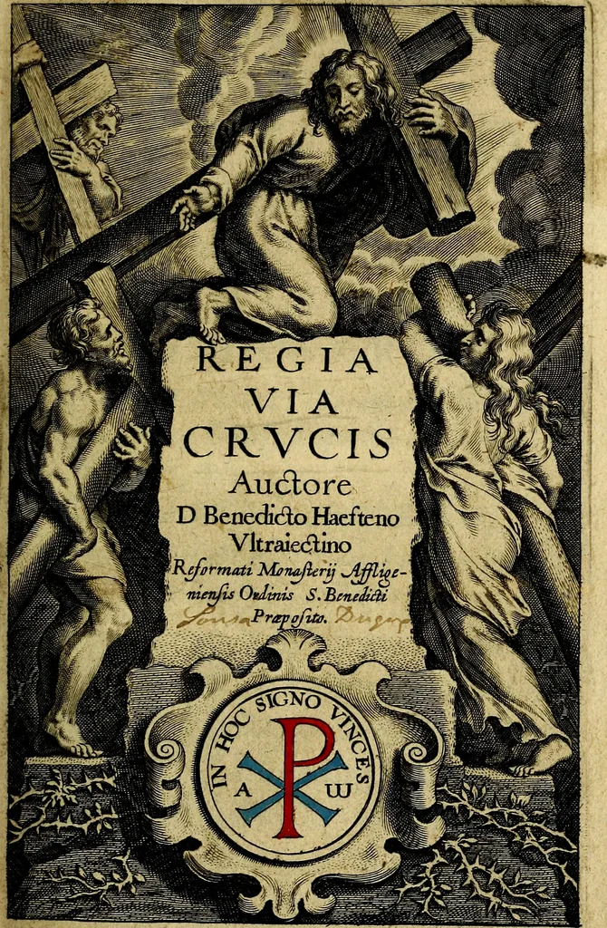 An illustration from Regia via crucis, 1635, leaf 8