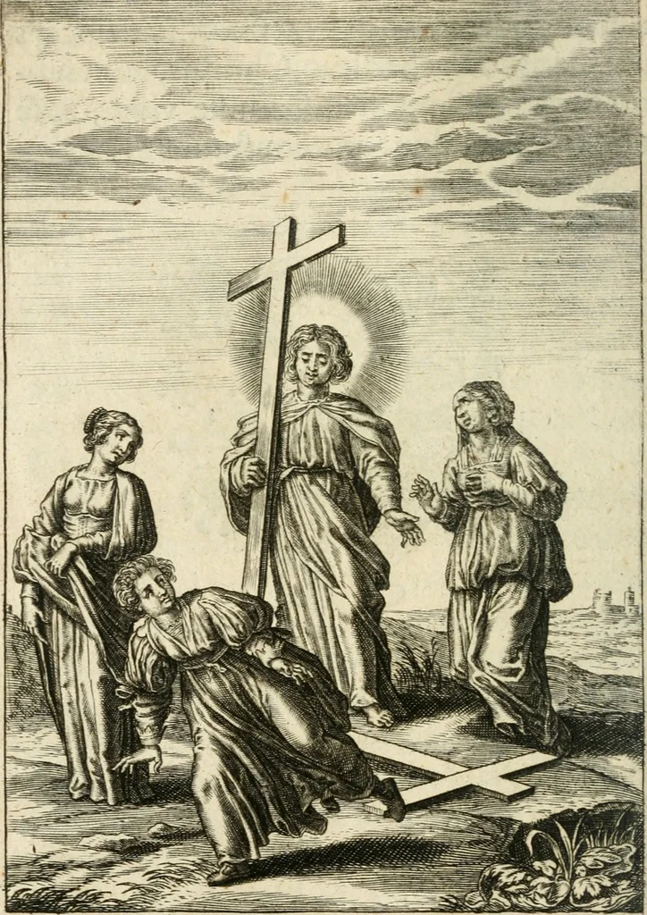 An illustration from Regia via crvcis, 1635, leaf 105