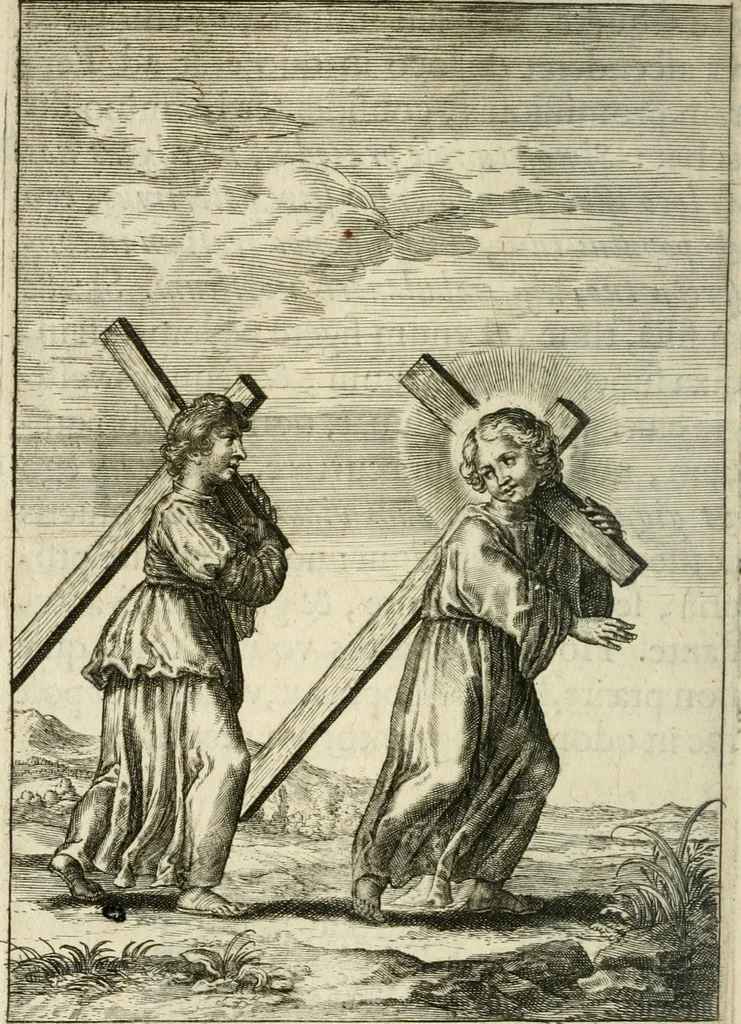 An illustration from Regia via crvcis, 1635, leaf 205