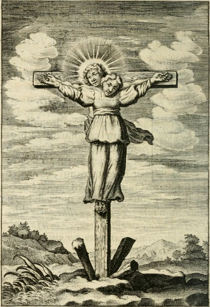 An illustration from Regia via crvcis, 1635, leaf 323