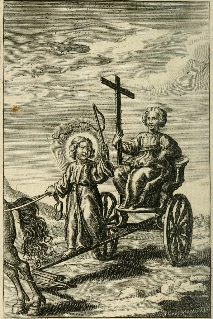 An illustration from Regia via crvcis, 1635, leaf 421