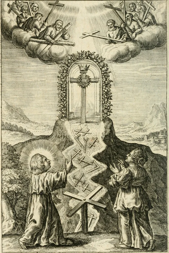 An illustration from Regia via crvcis, 1635, leaf 51