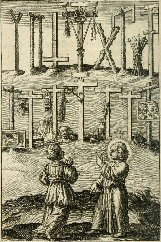 An illustration from Regia via crvcis, 1635, leaf 59