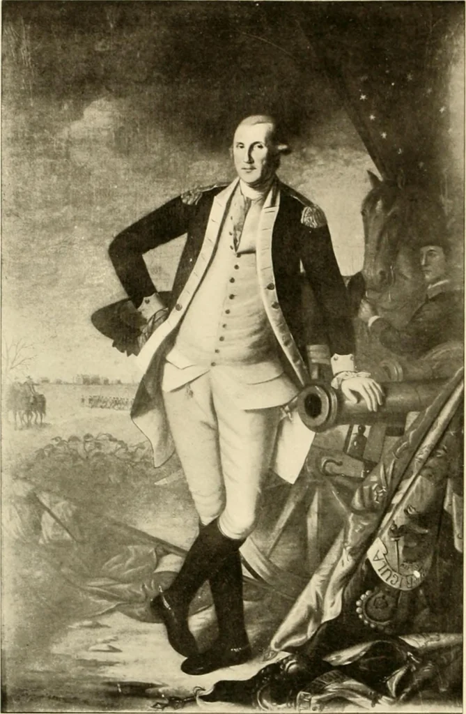 An illustration from Regimental colors in the war of the revolution, by Gherardi Davis, 1907, leaf 107