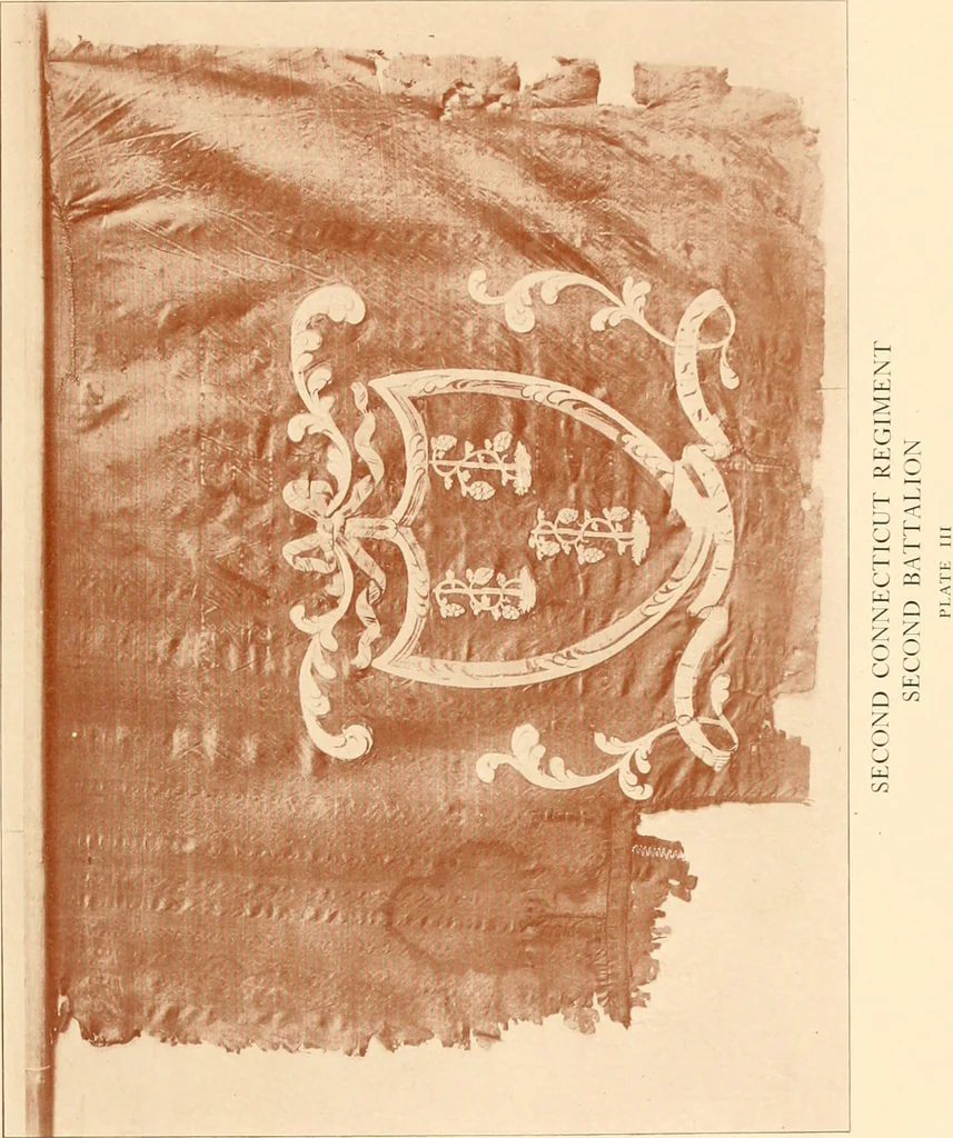 An illustration from Regimental colors in the war of the revolution, by Gherardi Davis, 1907, leaf 32