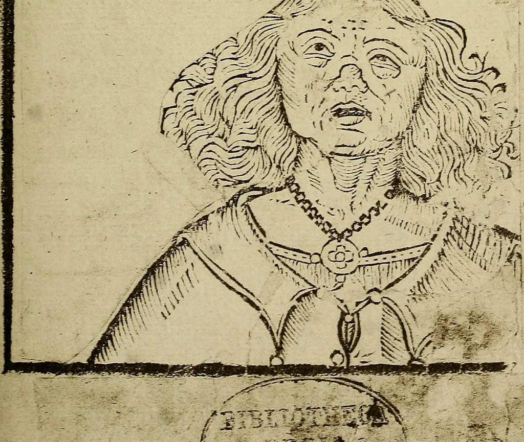 An illustration from Regimento do estrolabio e do quadrante : tractado da spera do mundo : reproduction fac-similé du seul exemplaire connu appartenant à la Bibliothèque Royale de Munich, 1914, leaf 104