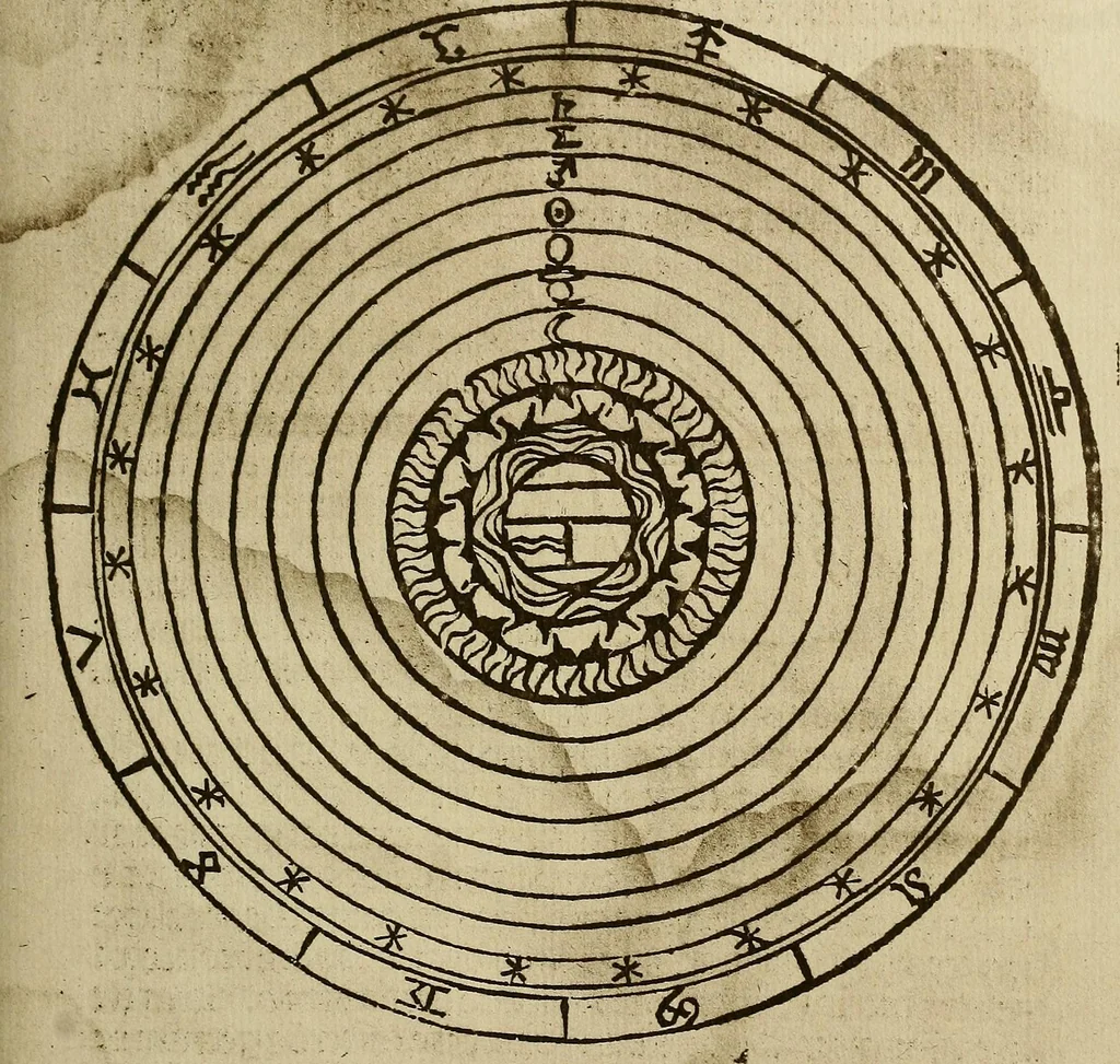 An illustration from Regimento do estrolabio e do quadrante : tractado da spera do mundo : reproduction fac-similé du seul exemplaire connu appartenant à la Bibliothèque Royale de Munich, 1914, leaf 68