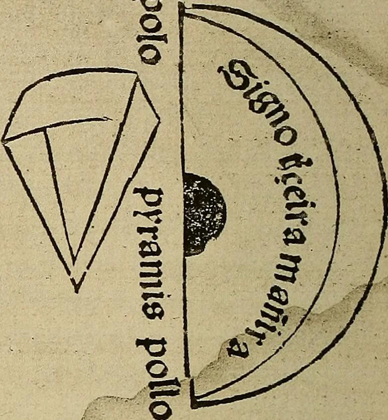 An illustration from Regimento do estrolabio e do quadrante : tractado da spera do mundo : reproduction fac-similé du seul exemplaire connu appartenant à la Bibliothèque Royale de Munich, 1914, leaf 79