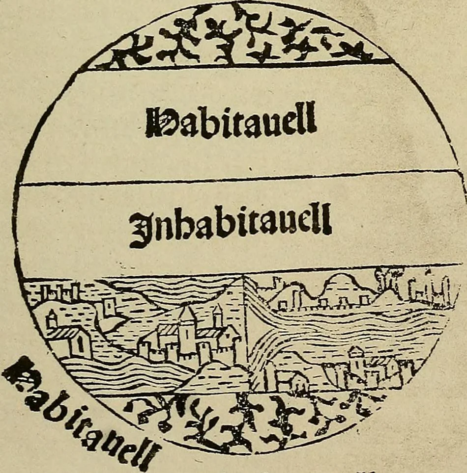 An illustration from Regimento do estrolabio e do quadrante : tractado da spera do mundo : reproduction fac-similé du seul exemplaire connu appartenant à la Bibliothèque Royale de Munich, 1914, leaf 84