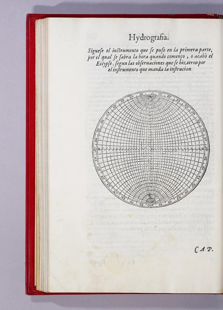 An illustration from Regimiento de nauegacion q[ue] mando haser el rei nuestro señor por orden de su Conseio Real de las Indias, 1606, leaf 346