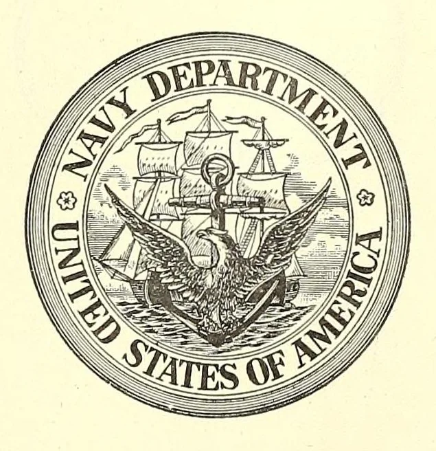 An illustration from Register of the commission and warrant officers of the Navy of the United States, including officers of the Marine Corps, 1921, leaf 9