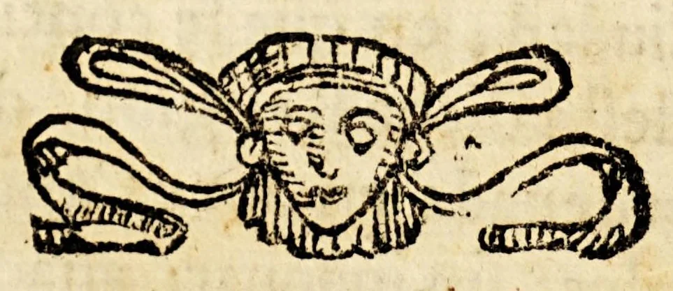 An illustration from Regla, y ordenaciones de las religiosas de la limpia, e immaculada Concepcion de la Virgen Santissima n[uest]ra Señora. : Que se an de obseruar en los conuentos de la dicha orden de la ciudad de Mexico: la Concepcion, Regina Coeli, Iesus Maria, N[uest]ra Señora de Balbanera, la Encarnacion, Santa Maria de Gracia, y Santa Ines, ya fundados, con los demas que se fundaren subordinados à la obediencia del illustrissimo señor D. Francisco Manso, y Zuñiga, arçobispo de la dicha ciudad, del consejo de su Magestad, y del Real de las Indias, y à la de los illustrissimos sus successores. Reducidas por su Señoria illustrissima con facultad appostolica à estilo suaue, corriente, y ordinario. Y suplidas en los defectos passados, de su obseruancia, para que en lo por venir mejor se puedan entender, y guardar, 1635, leaf 20