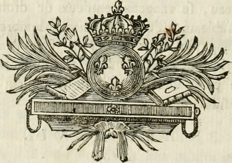 An illustration from Réglement de l'École académique de peinture, sculpture, architecture, et autres arts dépendans du dessin : établie à Orléans, sous la protection de Son Altesse Sérénissime monseigneur le duc d'Orléans, 1787, leaf 19
