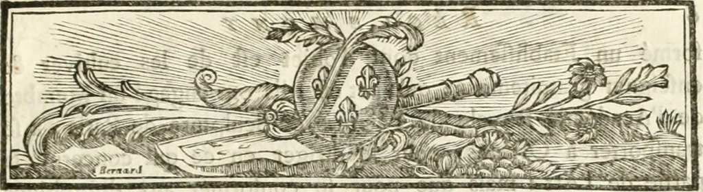 An illustration from Réglement de l'École académique de peinture, sculpture, architecture, et autres arts dépendans du dessin : établie à Orléans, sous la protection de Son Altesse Sérénissime monseigneur le duc d'Orléans, 1787, leaf 6
