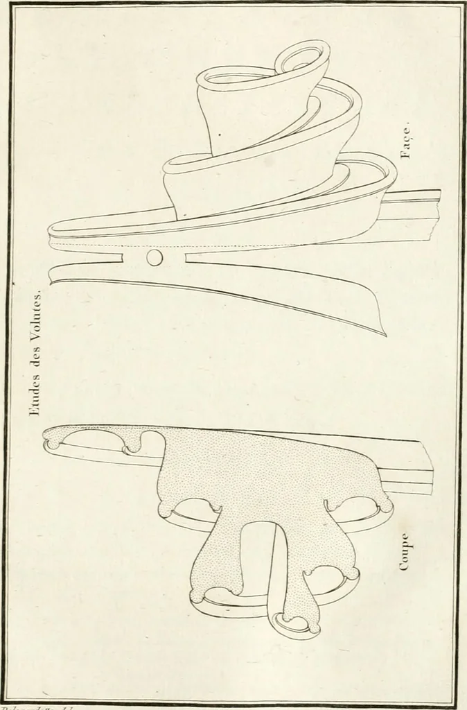 An illustration from Regles des cinq ordres d'architecture de Vignole : ouvrage dans lequel on donne : une idée de la géometrie, les définitions des figures géométriques nécessaires à l'étude de l'architecture, la formation des ordres, rigoureusement démontrée, dans l'origine de l'architecture ... : enfin, les notions nécessaires sur les ordres appellés accessoires, 1797, leaf 138