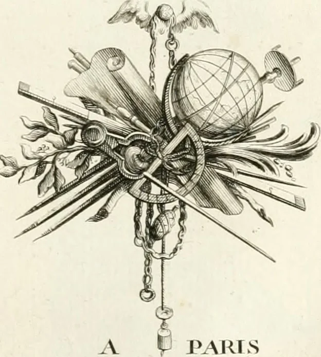 An illustration from Regles des cinq ordres d'architecture de Vignole : ouvrage dans lequel on donne : une idée de la géometrie, les définitions des figures géométriques nécessaires à l'étude de l'architecture, la formation des ordres, rigoureusement démontrée, dans l'origine de l'architecture ... : enfin, les notions nécessaires sur les ordres appellés accessoires, 1797, leaf 164