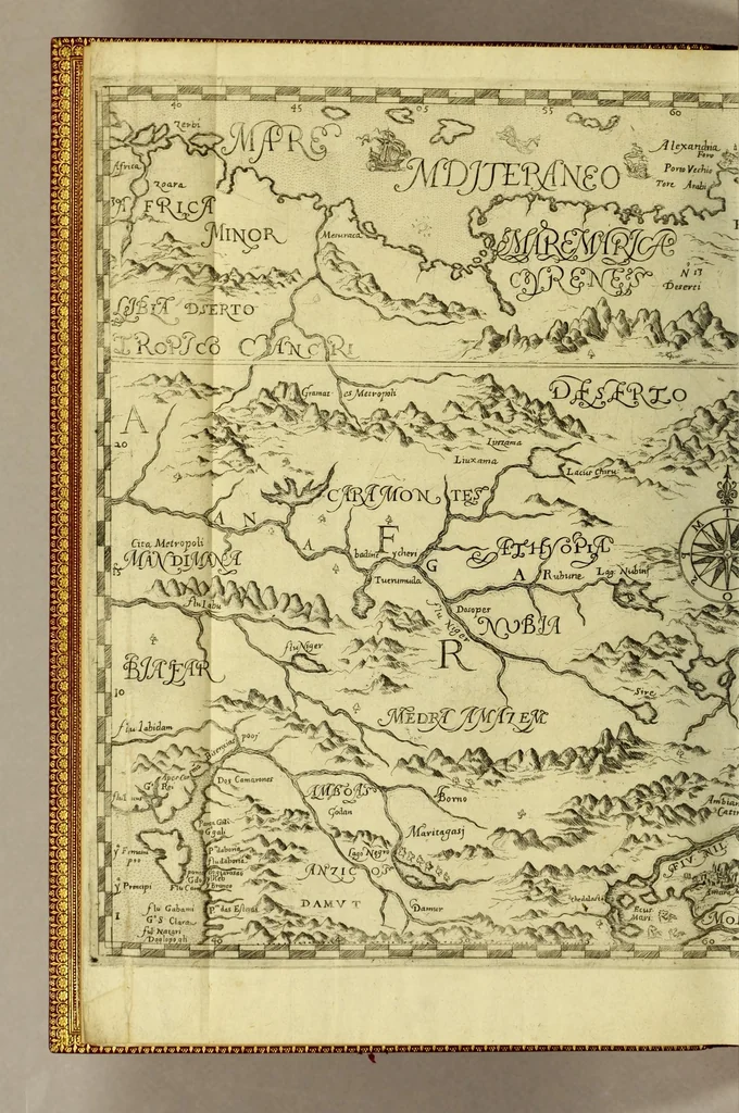 An illustration from Regnvm Congo hoc est Vera descriptio regni Africani, qvod tam ab incolis qvam Lusitanis Congus appellatur., 1624, leaf 20