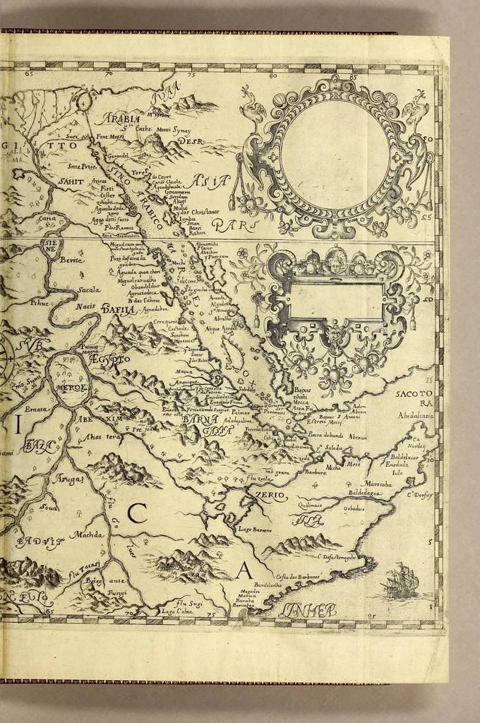 An illustration from Regnvm Congo hoc est Vera descriptio regni Africani, qvod tam ab incolis qvam Lusitanis Congus appellatur., 1624, leaf 21