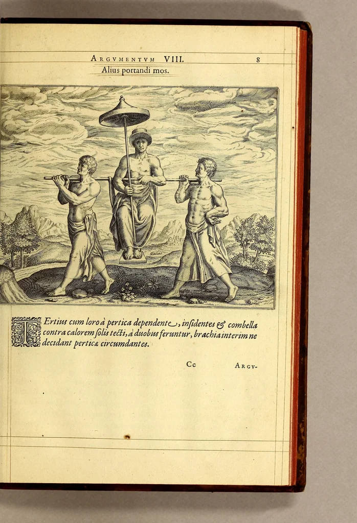 An illustration from Regnvm Congo hoc est Vera descriptio regni Africani, qvod tam ab incolis qvam Lvsitanis Congus appellatur., 1598, leaf 105