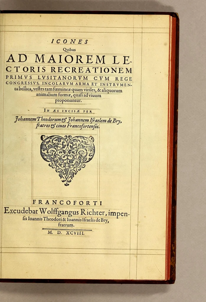 An illustration from Regnvm Congo hoc est Vera descriptio regni Africani, qvod tam ab incolis qvam Lvsitanis Congus appellatur., 1598, leaf 89