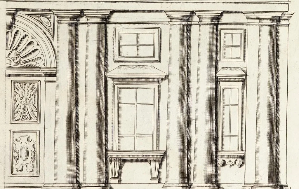 An illustration from Regola delli cinque ordini d'architettura, 1629, leaf 103