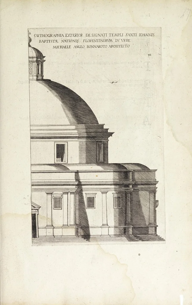 An illustration from Regola delli cinque ordini d'architettura, 1629, leaf 111