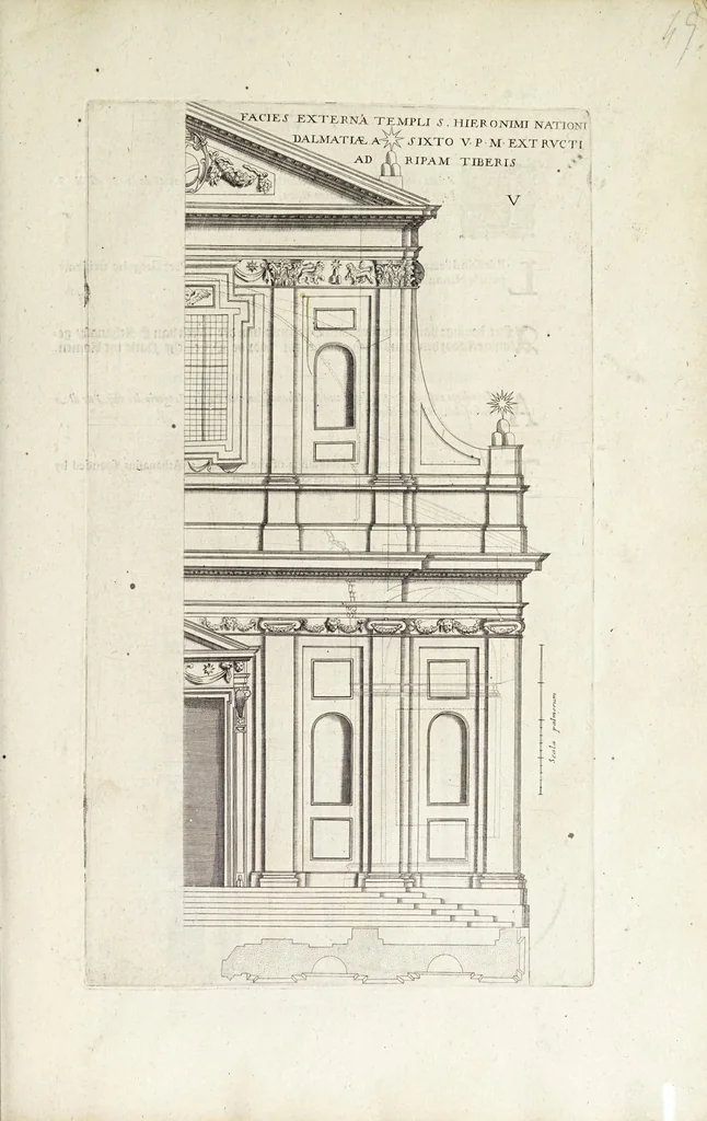 An illustration from Regola delli cinque ordini d'architettura, 1629, leaf 115