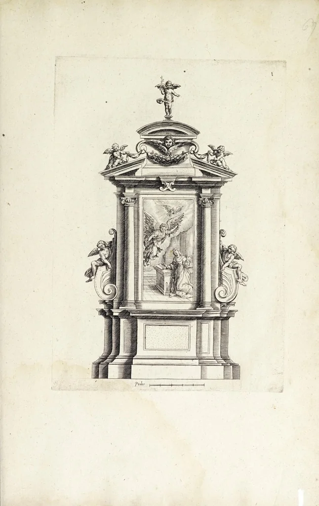 An illustration from Regola delli cinque ordini d'architettura, 1629, leaf 153