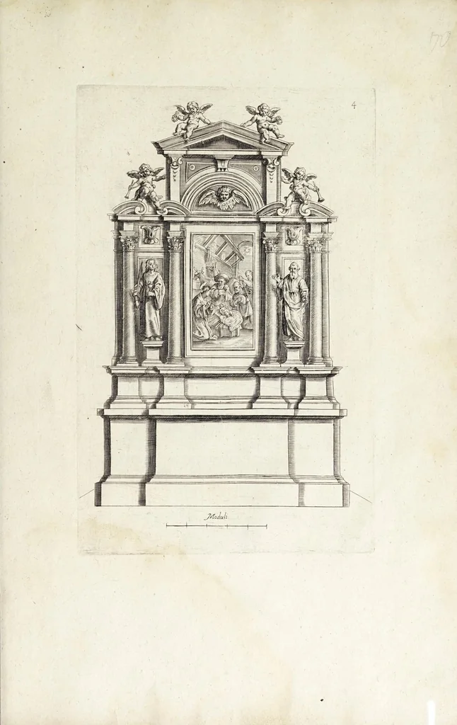 An illustration from Regola delli cinque ordini d'architettura, 1629, leaf 159