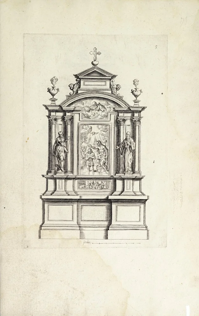 An illustration from Regola delli cinque ordini d'architettura, 1629, leaf 161