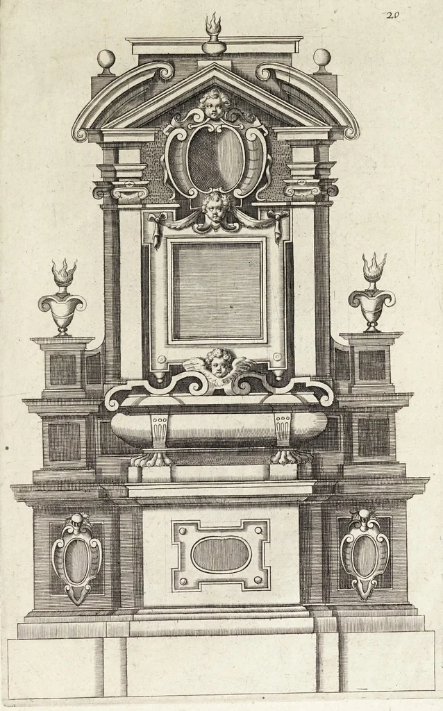 An illustration from Regola delli cinque ordini d'architettura, 1629, leaf 193