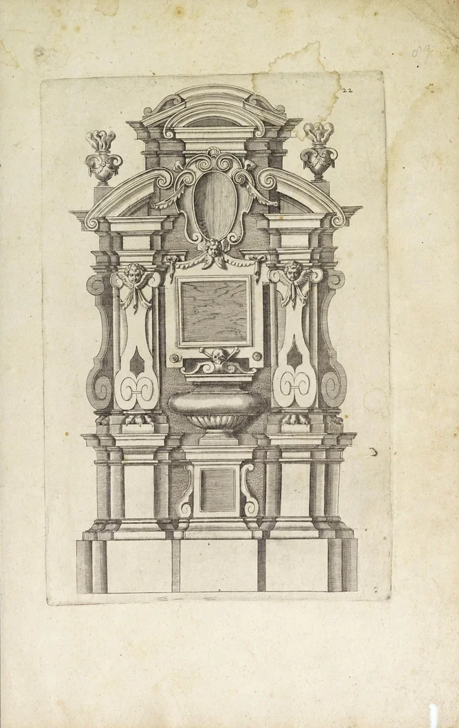 An illustration from Regola delli cinque ordini d'architettura, 1629, leaf 197