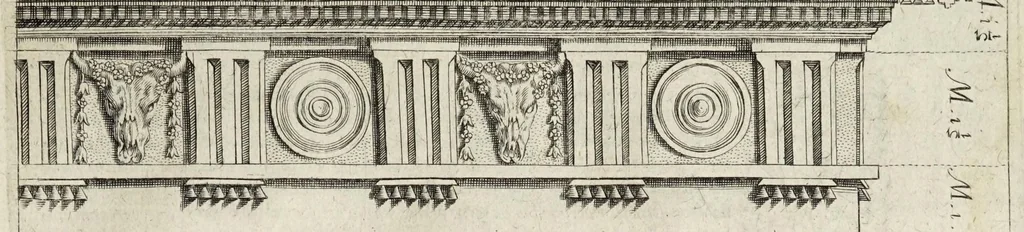 An illustration from Regola delli cinque ordini d'architettura, 1629, leaf 31
