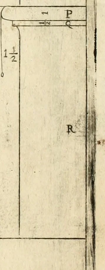 An illustration from Regola delli cinqve ordini d'architettvra, 1596, leaf 16